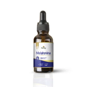 Melatonina Gotas Nativos do Brasil vendida pela Loja Objetivo Magra. Suplemento natural para auxiliar no sono, com frasco conta-gotas.